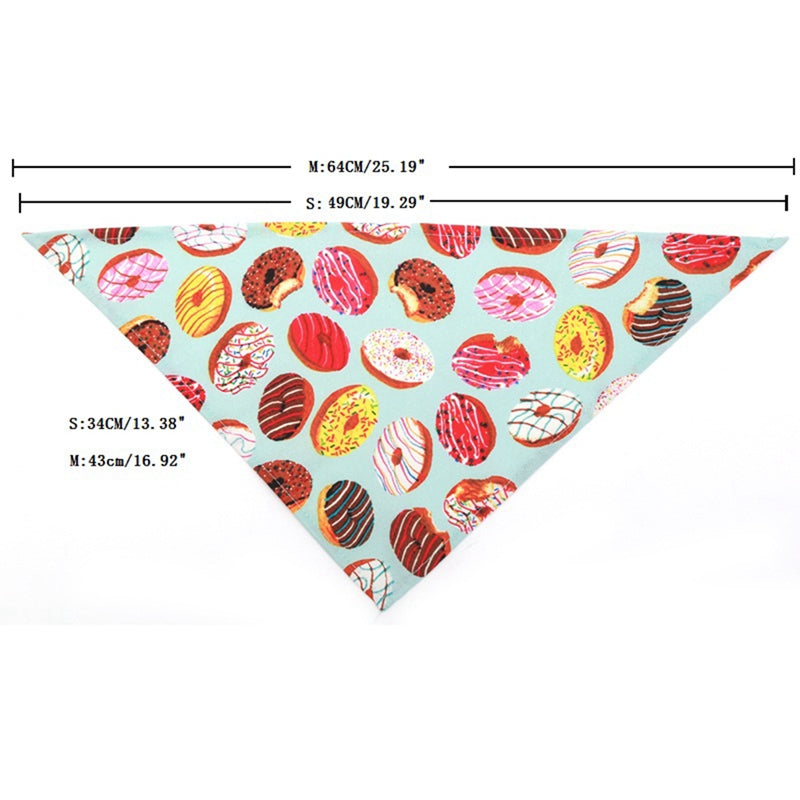 Bandana size guide for S and M