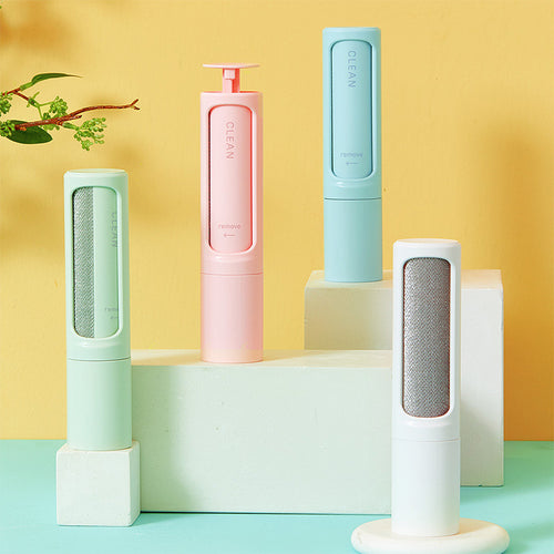 Reusable pet hair roller in pastel colors
